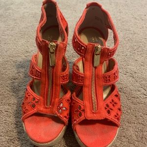 Michael Kors Coral Wedges